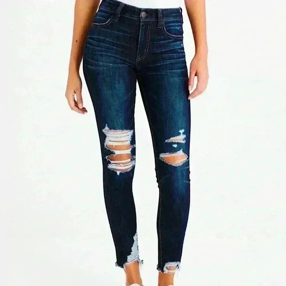 American Eagle AE High Rise Jegging crop #1324 Size 4R - Picture 1 of 7